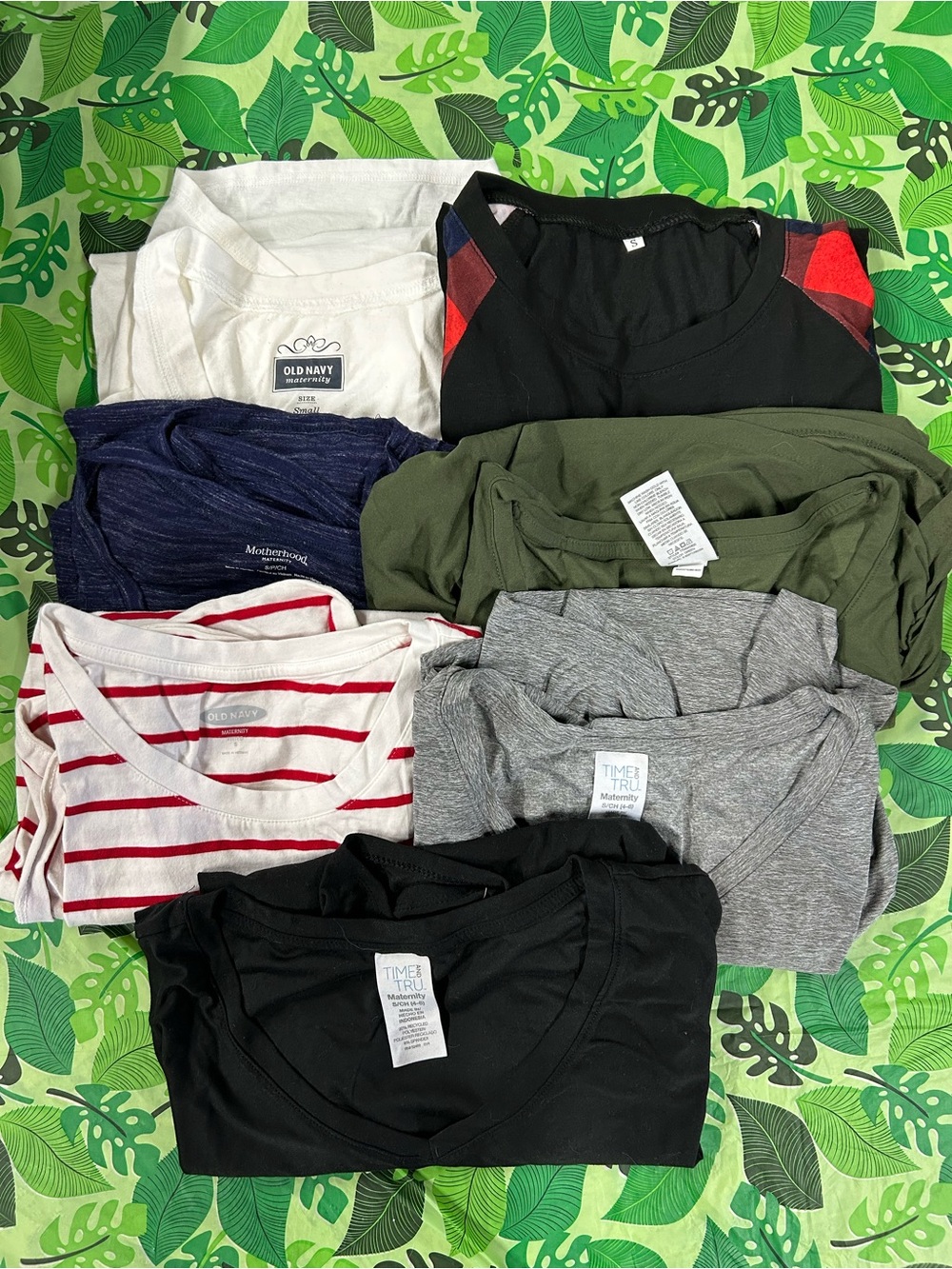 3 Short Sleeve & 4 Long Sleeve Maternity Shirts
